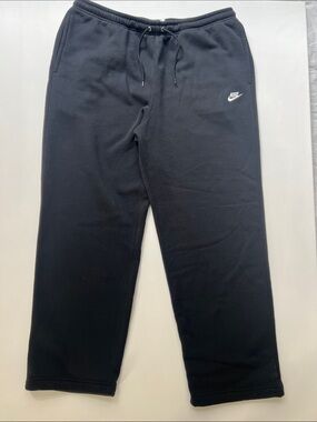 Brand New Nike black open hem pants XL